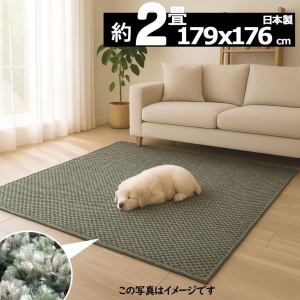 爆買 ラグ 2畳 カーペット 夏 厚手 北欧 防ダニ 日本製 ホットカーペット 床暖房対応 おしゃれ 179×176cm Pixela・品名 ：ピクセラ RCT ラグマット・サイズ 　 ：約176cm×176cm（江戸間2畳）・カラー 　：...