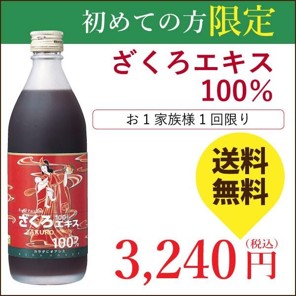 ざくろエキス100％ 500ml (5倍濃縮) 初回限定 送料無料 野田ハニー ざくろジュース ザクロジュース 柘榴果汁100％ 希釈タイプ