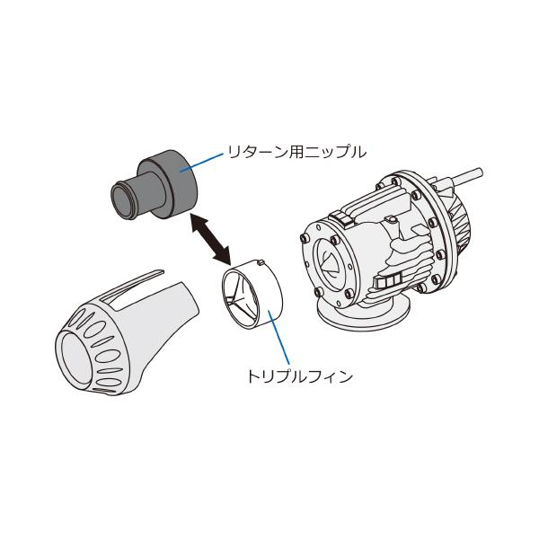 71002-AK003 スーパーSQVリターンニップル φ19   HKS スーパーSQVパーツ