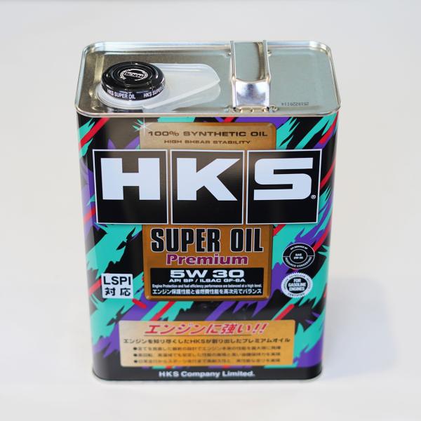 HKS SUPER OIL Premium 5W-30 4L エンジンオイル 52001-AK145 即納