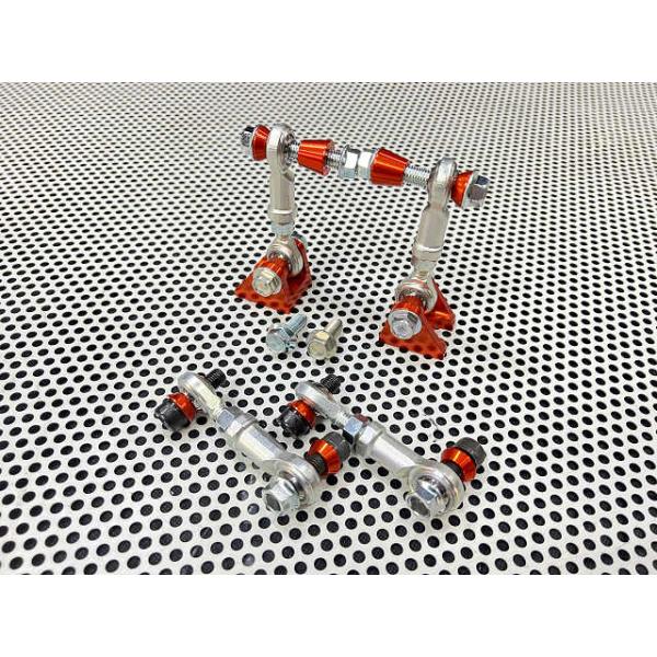 FC3S RX-7 スタビリンク フロント単品 オレンジ スーパーナウ