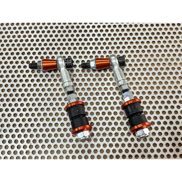 ページ S15 シルビア 日産車フロントスタビリンク オレンジ ゴムブッシュレス