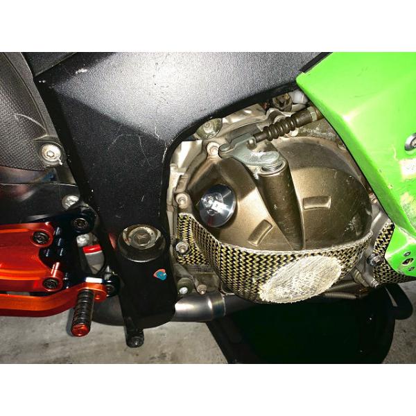 Anページ ZX-6R 05-08 オイルフィラーキャップ シルバー スーパーナウ