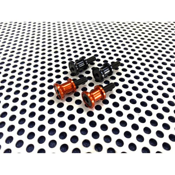 何も届きません RS660/Tuono660 21- リアスタンドボス 黒 2個セット スーパー