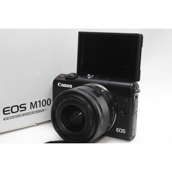キヤノン（Canon） ミラーレス一眼 EOS M100 レンズキット ブラック