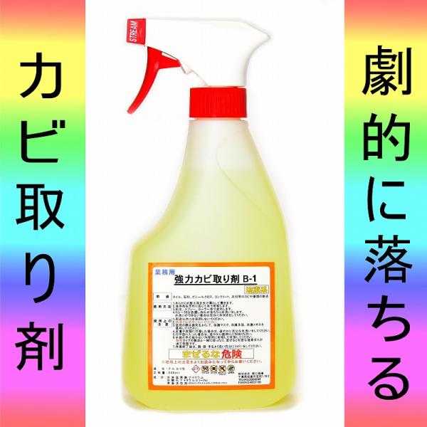 カビ取り剤 浴室 お風呂場の黒カビ取り 超強力パワー 業務用 カビ取り剤 B-1スプレー 500ml