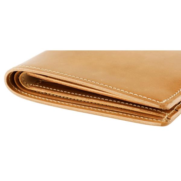 メンズ 財布 二つ折り 小銭入れなし コードバン キプリス ナチュラルコードバン 純札 Buyee 日本代购平台 产品购物网站大全 Buyee一站式代购 Bot Online