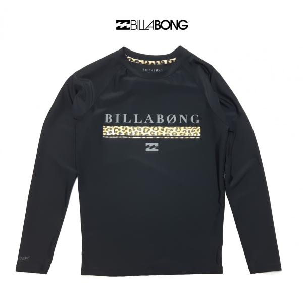ビラボン　ヒョウ柄　ロンスプ BILLABONG（ビラボン） ラッシュガード ヒョウ柄 長袖 海 プール