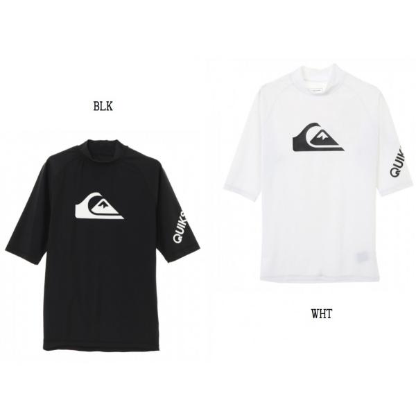 QUIKSILVER　クイックシルバー　ラッシュガード　UPF50+ ラッシュガード ALL TIME SR QLY191001 181001 ５分袖 海　プール　水着　UVカット