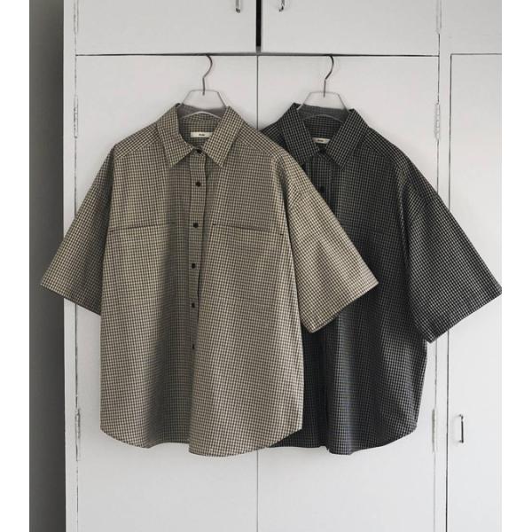 anuke（アンヌーク） チェックオーバーシャツ Check Over Shirts