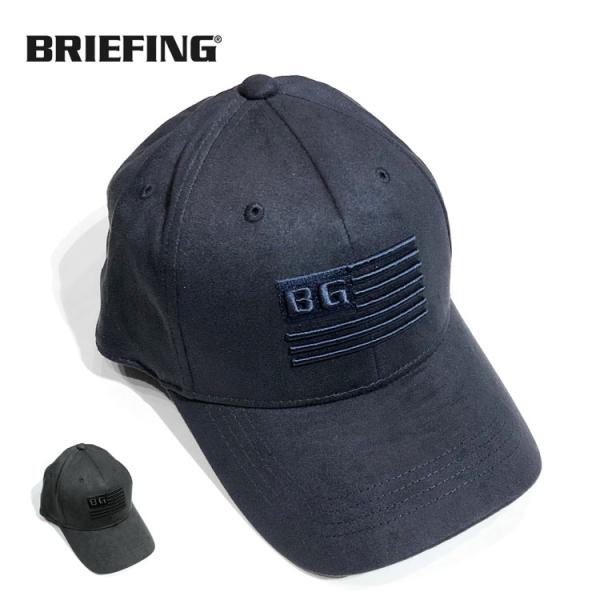 BRIEFING GOLF ブリーフィング スエード ロゴ キャップ ゴルフ BRIEFING GOLF（ブリーフィングゴルフ） 【ブリーフィング/BRIEFING