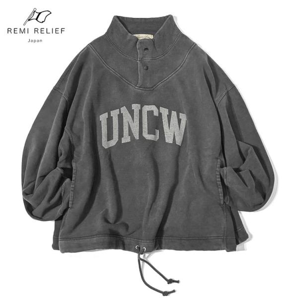 REMI RELIEF（レミ レリーフ） SP加工スポーツスウェットクルー(UNCW