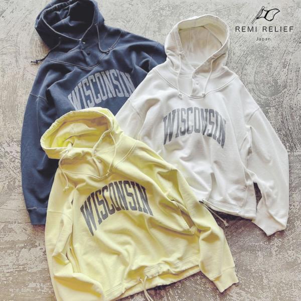 REMI RELIEF（レミ レリーフ） SP加工スポーツスウェットパーカー