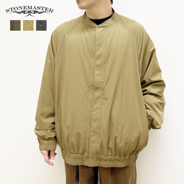 STONE  / トップス/L/ナイロン/GRY/無地/721543731 noix_sm-24111403-indigo