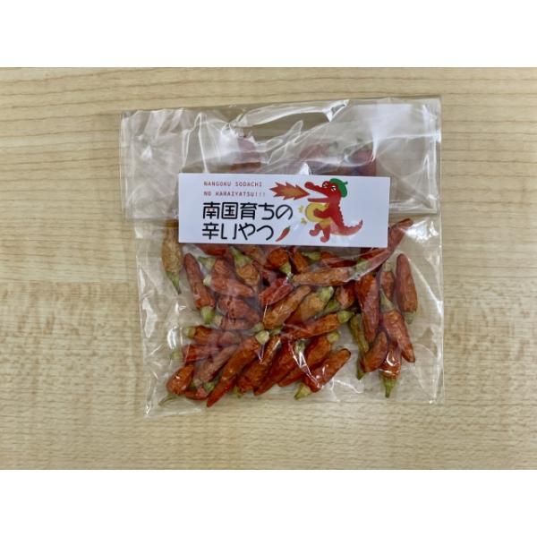 赤唐辛子(乾燥唐辛子、沖縄島唐辛子)10g程度名称：乾燥赤唐辛子原材料名：赤唐辛子原料原産地名：宮崎県西都市産内容量：10g程度農家が作った唐辛子（沖縄島唐辛子）です。収穫し、天日干ししました。写真1枚目は、商品の状態、写真2枚目は、大きさ...