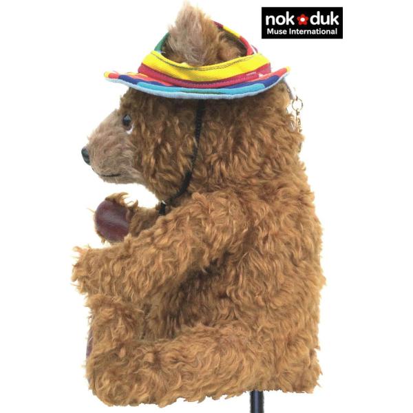 ゴルフヘッドカバー ハンドメイド ブラウンテディ ゴルフ Nokduk ブラウンテディ ドライバーカバー モヘア製 テディベア アニマル 動物 手作り ハンドメイド ウッドカバー キャラクター ゴルフ Gh 10007 ノクダック ヤフー店