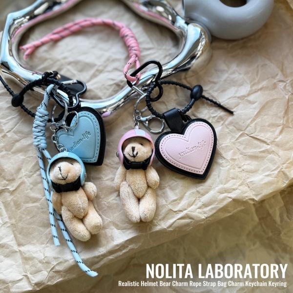 theredthread Hoodmart コラボ チャーム NOLITA LABORATORY リアル ヘルメット ベア クマ チャーム