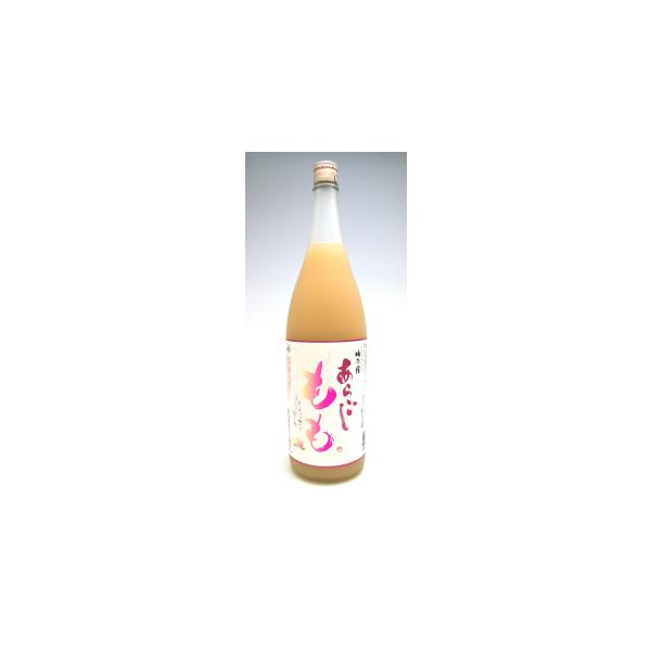他サイト： 梅乃宿 あらごしもも酒 1800ml 8度 [梅乃宿酒造 奈良県 桃リキュール 日本酒仕込]の商品画像