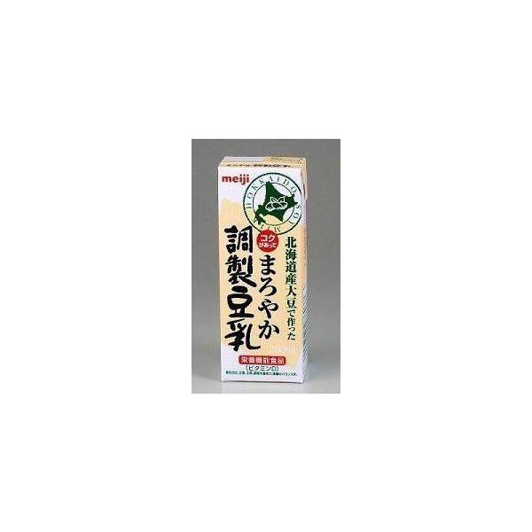 まろやか調整豆乳  200ml×18本 明治