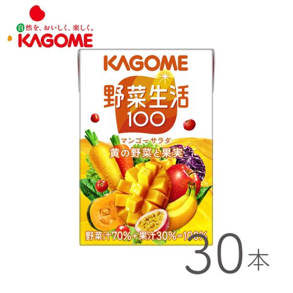 野菜ジュース  野菜生活 カゴメ  マンゴーサラダ 100ml×30本