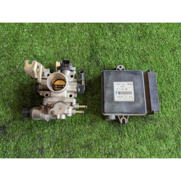 ラパン ターボ TA-HE21S スロットルボディ エンジンコンピューターセット K6AT 2WD AT車 73H5 13400-73H50 33920-75HC1