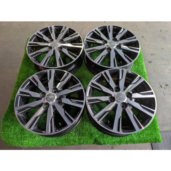 ムーヴ カスタム DBA-LA150S ダイハツ純正 アルミホイール 14インチ 4本セット 14×4.5J 42611-BW090