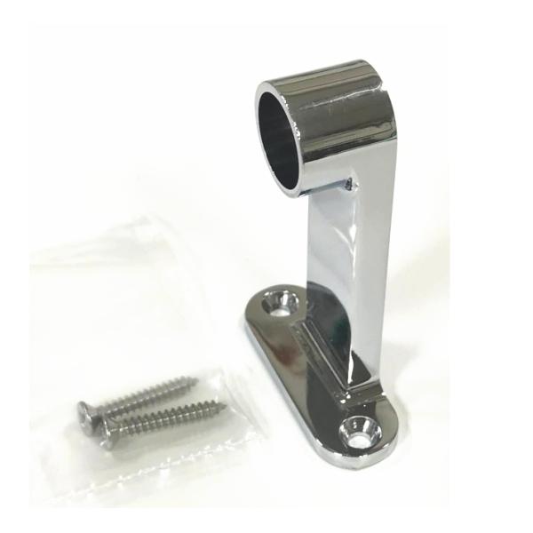 スタイリッシュにすっきりしたゲンコがいいなという方へ。 首長ゲンコと同じ用途ですが、ちょっとおしゃれな、F型ブラケット という商品です。すっきりしたイメージになります。 画像左が「通し」画像右が「止まり」です。 最長でも100センチ以内の間...