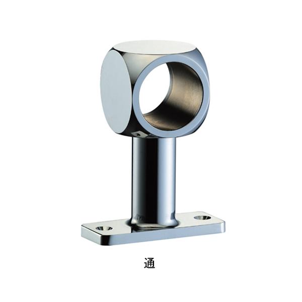 球体と立方体を融合させた今までにないフォルムのパイプブラケットです。取付け台座は長方形で、パイプ挿入部の頭は360度に首を振るので、取付け方向を選びません。[サイズ]65x39x89.5mm[本体重量]257g[付属品]SUS十字穴付皿タッ...