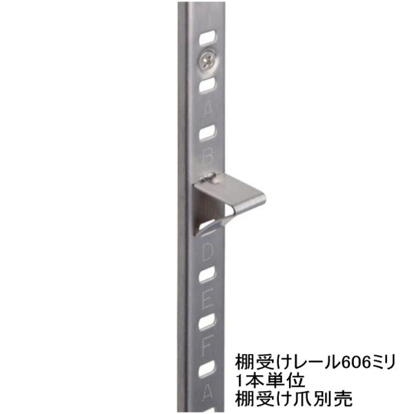 長さ60.6センチ(606ミリ) ステンレス棚受けレール(通称ダボレール・ダボ柱) (606ミリ SPG LS-722×1本) :r1127:ノナカ金物店 - 通販 - Yahoo!ショッピング 長さ60.6センチ(606ミリ) ステンレス棚受けレール(通称ダボレール・ダボ柱) (606ミリ SPG LS-722×1本) :r1127:ノナカ金物店 - 通販 - Yahoo!ショッピング