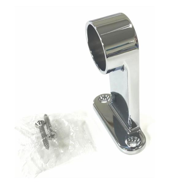 もっとスタイリッシュにすっきりしたゲンコがいいなという方へ。 首長ゲンコと同じ用途ですが、ちょっとおしゃれな、F型ブラケット という商品です。すっきりしたイメージになります。ステンレス巻パイプ太さ25ミリにご使用いただける、取り付け金具です...