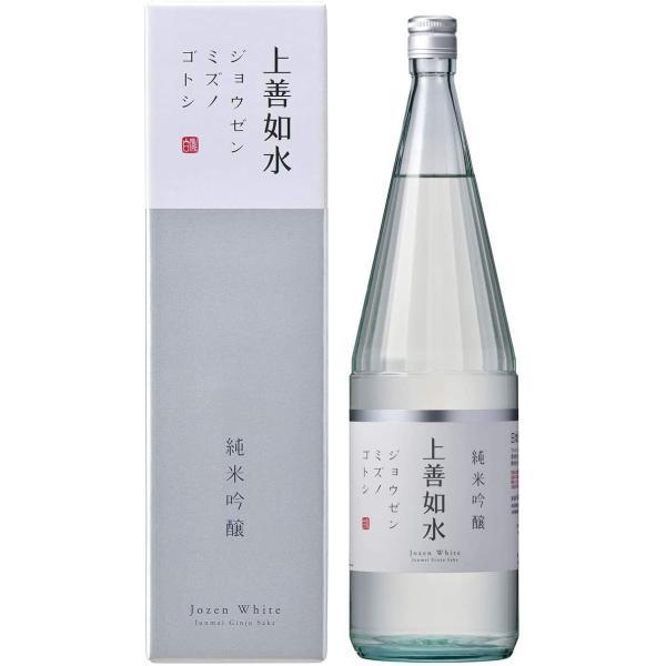 他サイト： 日本酒 純米吟醸酒 白瀧 上善如水 純米吟醸 720ml 専用カートン入 1本 白瀧酒造の商品画像