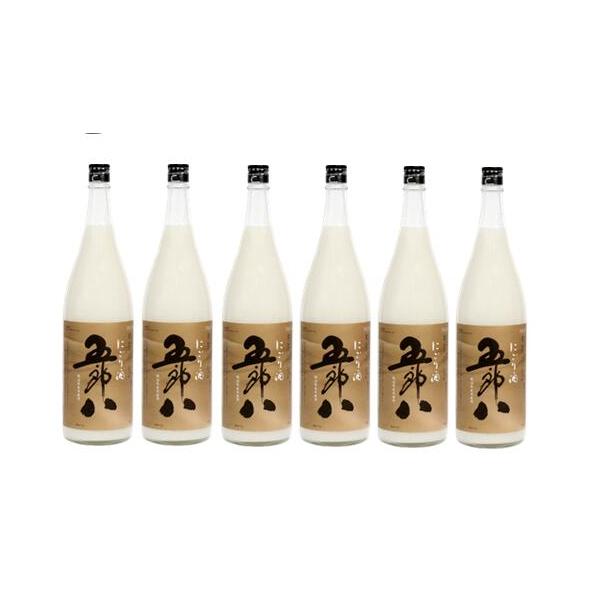 ギフト プレゼント クリスマス 父の日 家飲み にごり酒 菊水 五郎八 ごろはち 21° 1.8L 6本 新潟県 菊水酒造 2025年9月品