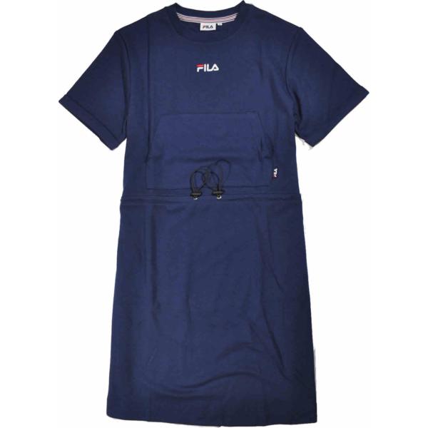 FILA(フィラ) ワンピース レディース 半袖 T/Cダンボール サイド