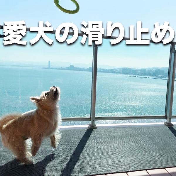 愛犬の足を守る・屋外＆水回り・スリップ防止 滑り止めマット スタッドレスマット 90cm×5m 1枚入り s140