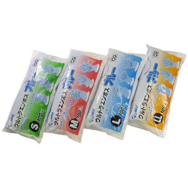 ウルトラエンボス手袋　ブルー　袋入　100枚入×60袋●ケース販売お徳用【取り寄せ商品・即納不可】 ウルトラエンボス手袋 ブルー 袋入 100枚入×60袋○ケース販売お徳用