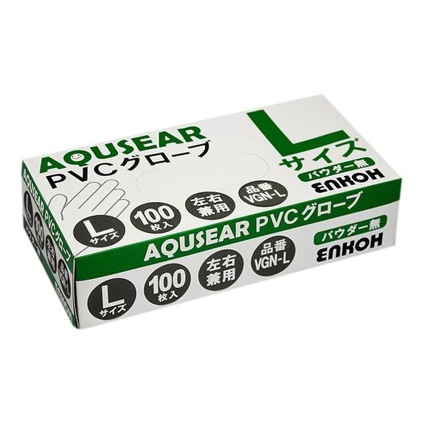 納期未定】【リピーター様限定】AQUSEAR PVC プラスチックグローブ L