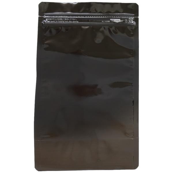 ラミジップ AL-1420BK アルミカラースタンドタイプ 32＋200×140(41)mm