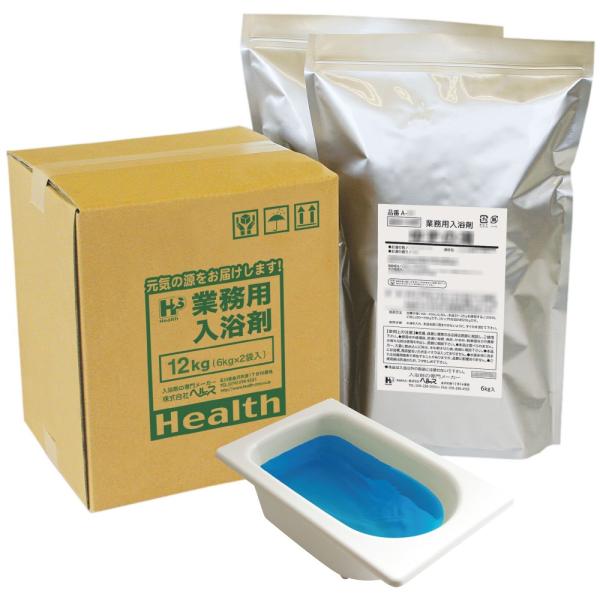 【全国送料無料】業務用入浴剤　A-183　四季の彩り　氷感クールバス（猛暑）　12kg（6kg×2袋）【メーカー直送または取り寄せ】