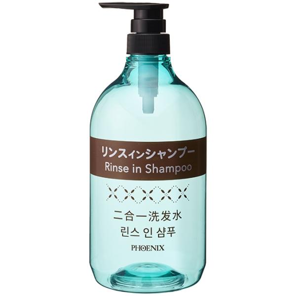 フェニックス　丸型　リンスインシャンプー　詰替容器　1000mL×30本入【取り寄せ商品・即納不可・代引き不可・返品不可】 フェニックス SNOW丸型 リンスインシャンプー 詰替容器 1000mL×30本入