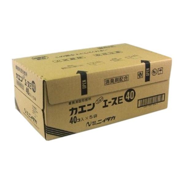 【特長】NIITAKA　業務用　固形燃料カエン　Eタイプ(外装の袋がエコロジータイプです)■ホテル・旅館で鍋や陶板などの料理でおなじみのカエンです。無数の改良を重ねてできた固形燃料カエンは、観光旅館でのシェアNo.1ブランド。30年以上にわ...