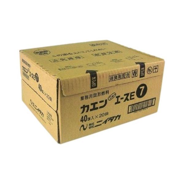 【ご注意】■この商品は、取り寄せ後の発送となります。通常5営業日以内に発送いたします。【特長】NIITAKA　業務用　固形燃料カエン　Eタイプ(外装の袋がエコロジータイプです)■ホテル・旅館で鍋や陶板などの料理でおなじみのカエンです。無数の...