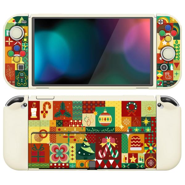 PlayVital ZealProtect Nintendo Switch有機elに対応用ソフト保護シェル、Switch OLEDに対応用フレキシプロ