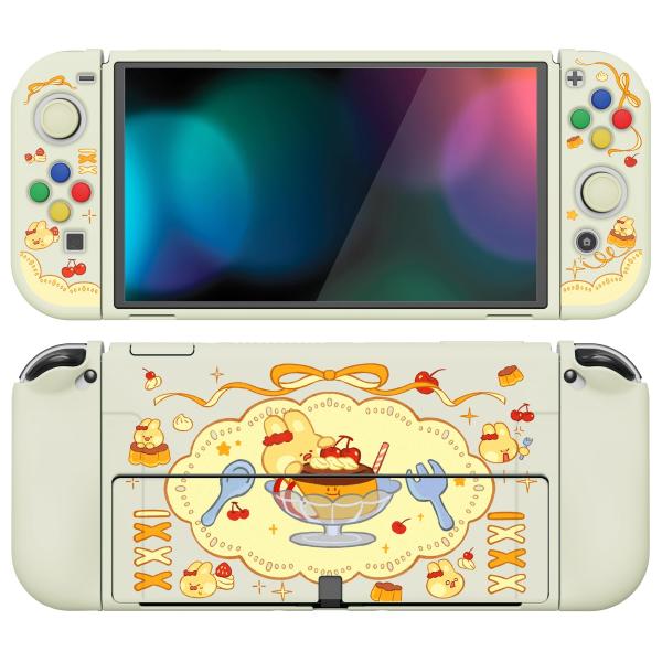 PlayVital ZealProtect Nintendo Switch有機elに対応用ソフト保護シェル、Switch OLEDに対応用フレキシプロ