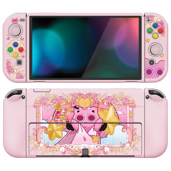 PlayVital ZealProtect Nintendo Switch有機elに対応用ソフト保護シェル、Switch OLEDに対応用フレキシプロ