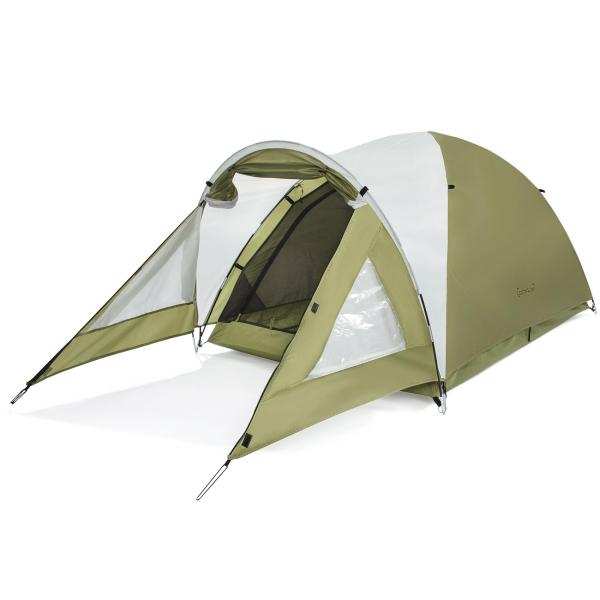 Clostnature テント 2人用 前室付き キャンプ テントドーム型 軽量 ダブルウォール 二重層構造 通気 防風 防水 コンパクト 簡単設営