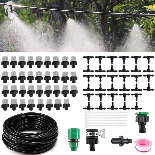 Modfied 30M 自動散水セット、噴霧ノズル、DIY灌漑システム、調整可能なドリッパー 散水用具 散水灌漑 散水ホース ガーデン 花 植物 盆栽