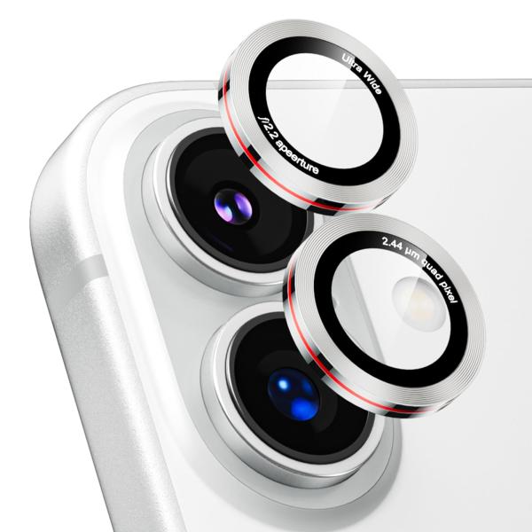 Podick レンズカバー iPhone 17用 カメラカバー かっこいい 高透過率 9H強化ガラス アルミ合金 耐衝撃 いphone17 カメラ保護