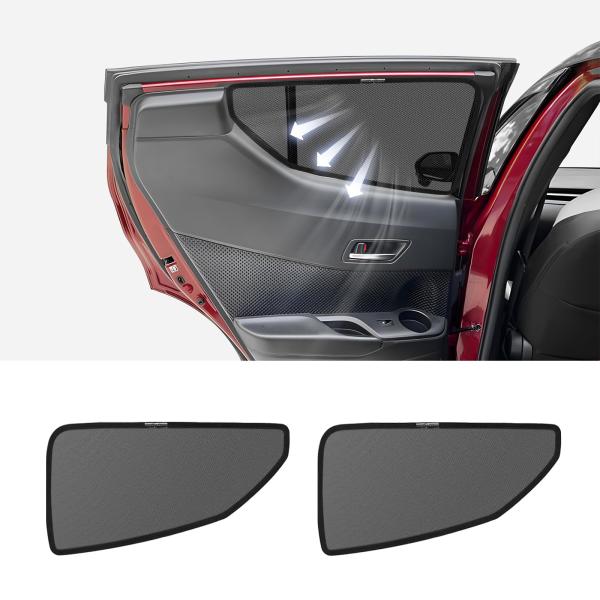 C-HR サンシェード CHR NGX10 NGX50 ZYX11 サイド用 後席 日よけ 遮光 メッシュカーテン マグネット式 後部座席用 日除け