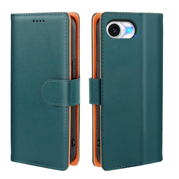 JDDLang iPhone 17e 用 ケース 手帳型 17e手帳 いPhone17e 手帳型ケース あいふぉん 17e 携帯カバー グリーン