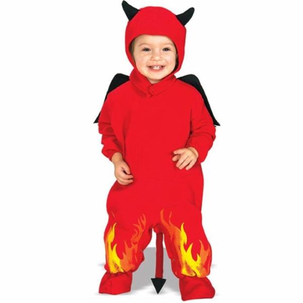 【商品説明】ハロウィンの定番♪デビルホーン付きフードのかわいいデビルコスチュームです。背中には羽根としっぽが付いていてとても本格的！スーツの下部はマジックテープ仕様になっているのでお着替えもラクラク♪イベントやパーティなど仮装におすすめです...